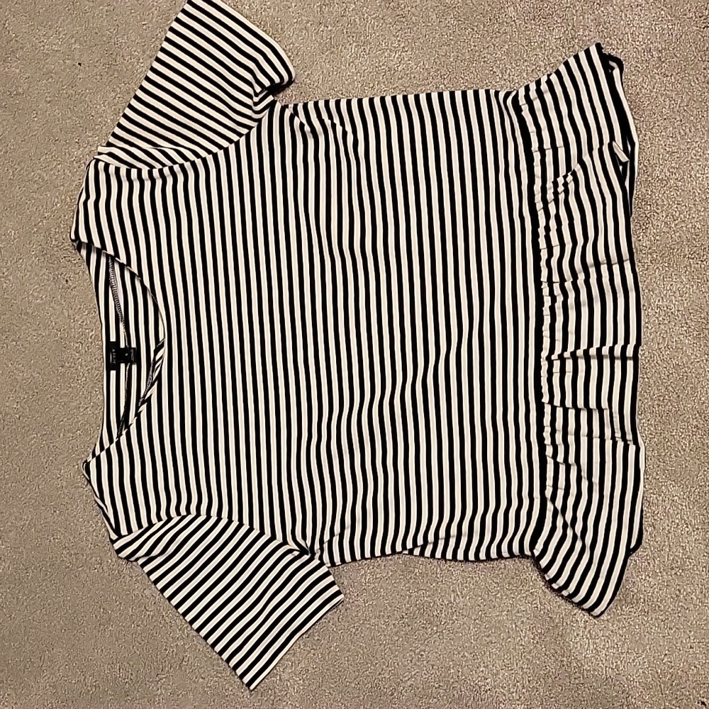 J. Crew Peplum Short Sleeve (Size small)